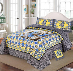 Floral Light Grey - Bed Sheet Set