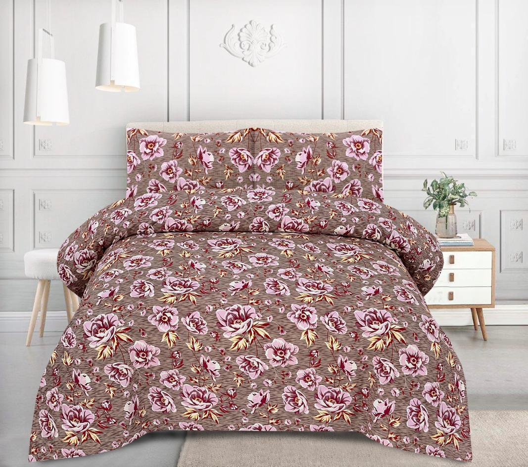Floral Flower- Printed Bedsheet