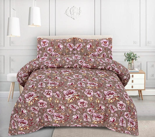 Floral Flower- Printed 6 Pcs Vickie Razai Set