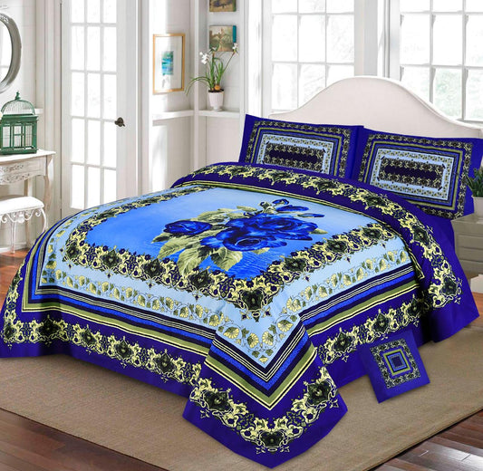 Floral Blue Rose Elegance