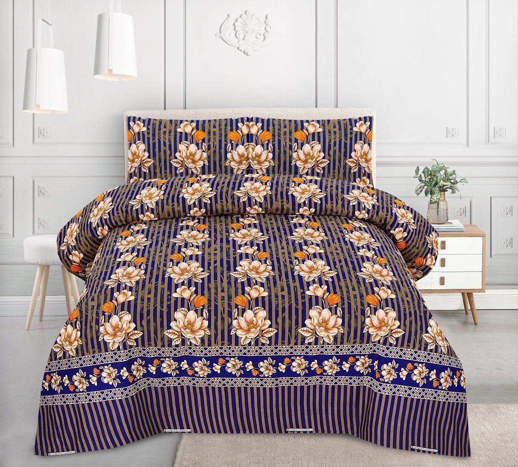 Floral Line Flower- Printed 6 Pcs Vickie Razai Set