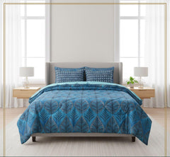 Vickie Deep Blue & Teal Razai Set