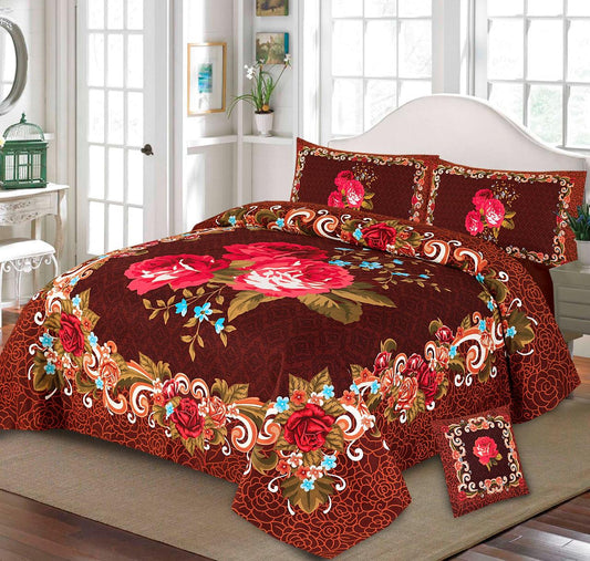 Floral Crimson Garden
