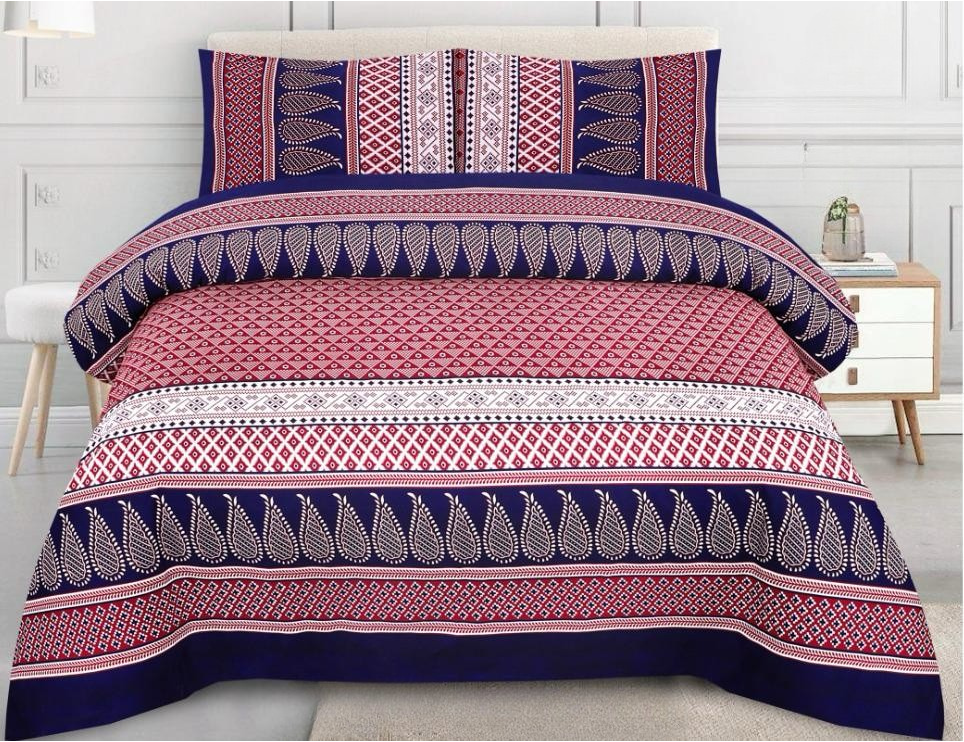 Floral Crimson Paisley Bedsheets