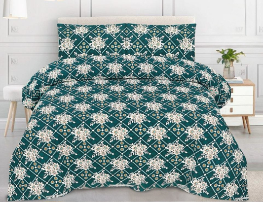 Floral Emerald Lattice