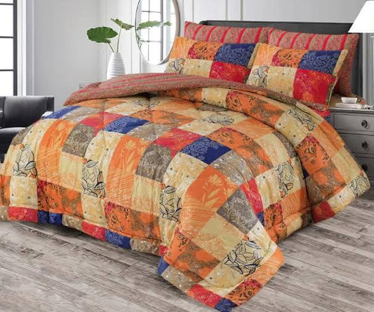 Vickie Autumn Patchwork Razai Set