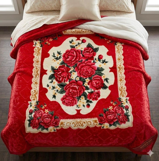 Irani Blanket - Crimson Royal
