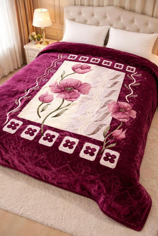 Irani Blanket - Magenta Charm