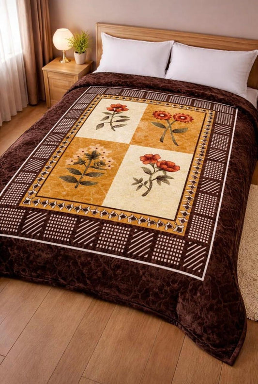 Irani Blanket - Chocolate Mosaic