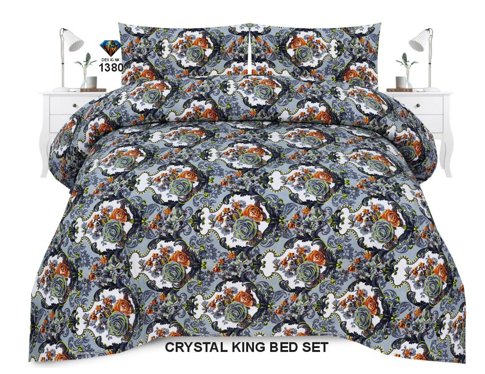 Crystal Blue Floral
