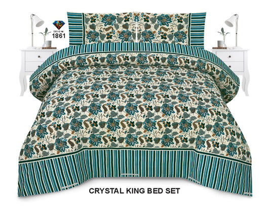 Crystal Teal Stripe