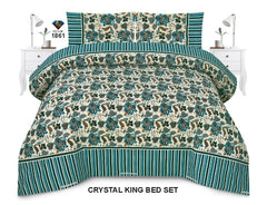Crystal Teal Stripe